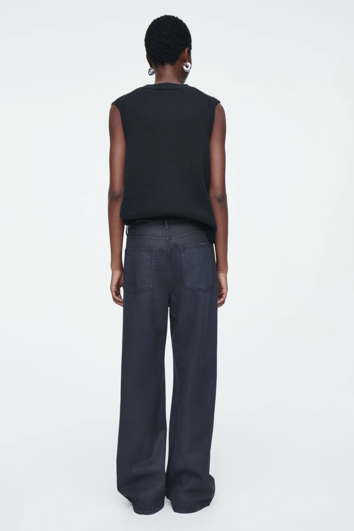 COS VOLUME SPRAYED WIDE-LEG JEANS-Women Jeans | Pants