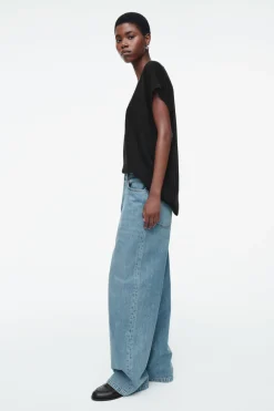 COS VOLUME WIDE-LEG JEANS-Women Jeans | Pants