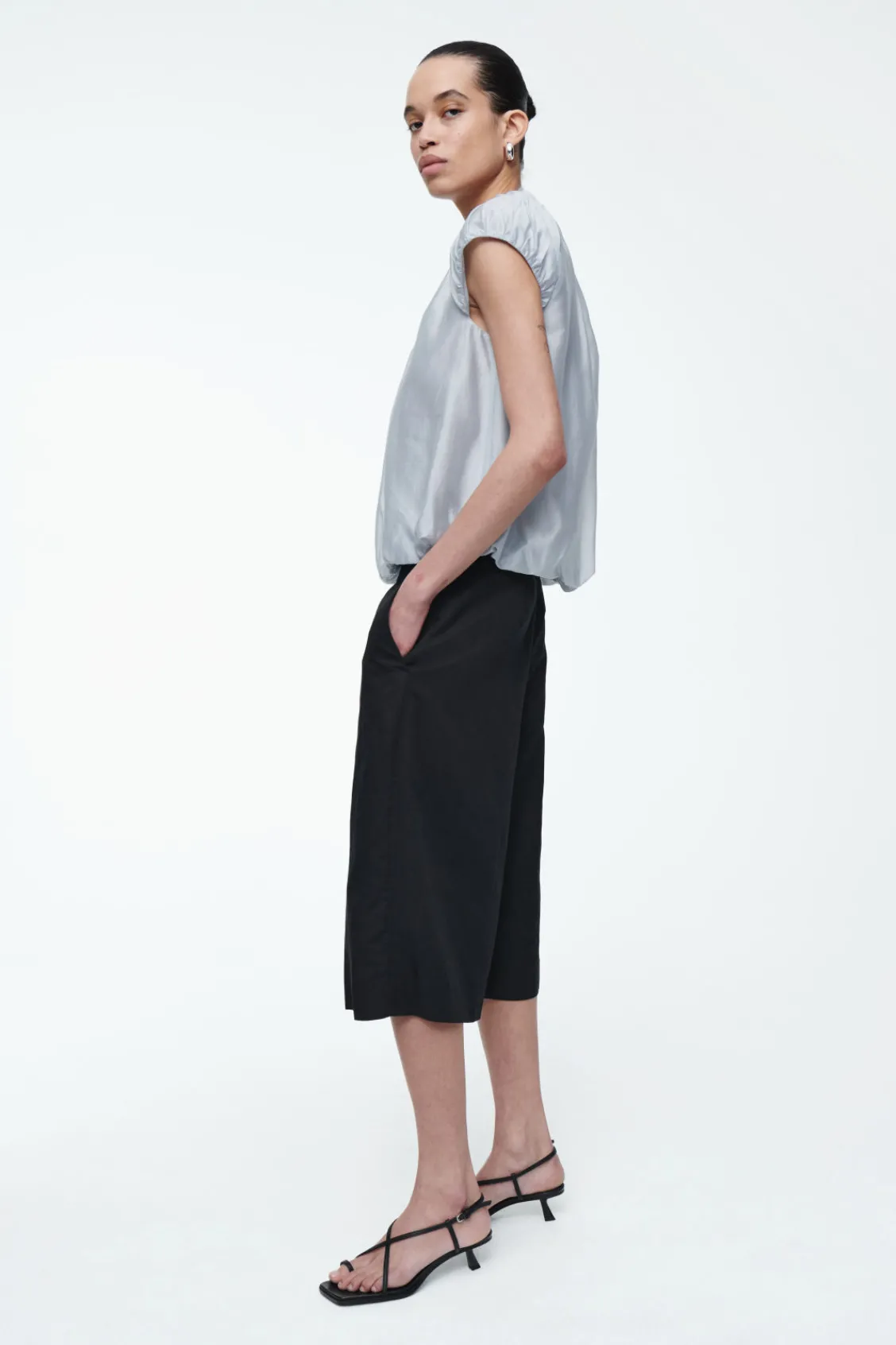 COS VOLUMINOUS PARACHUTE BLOUSE-Women Shirts & Blouses | Tops