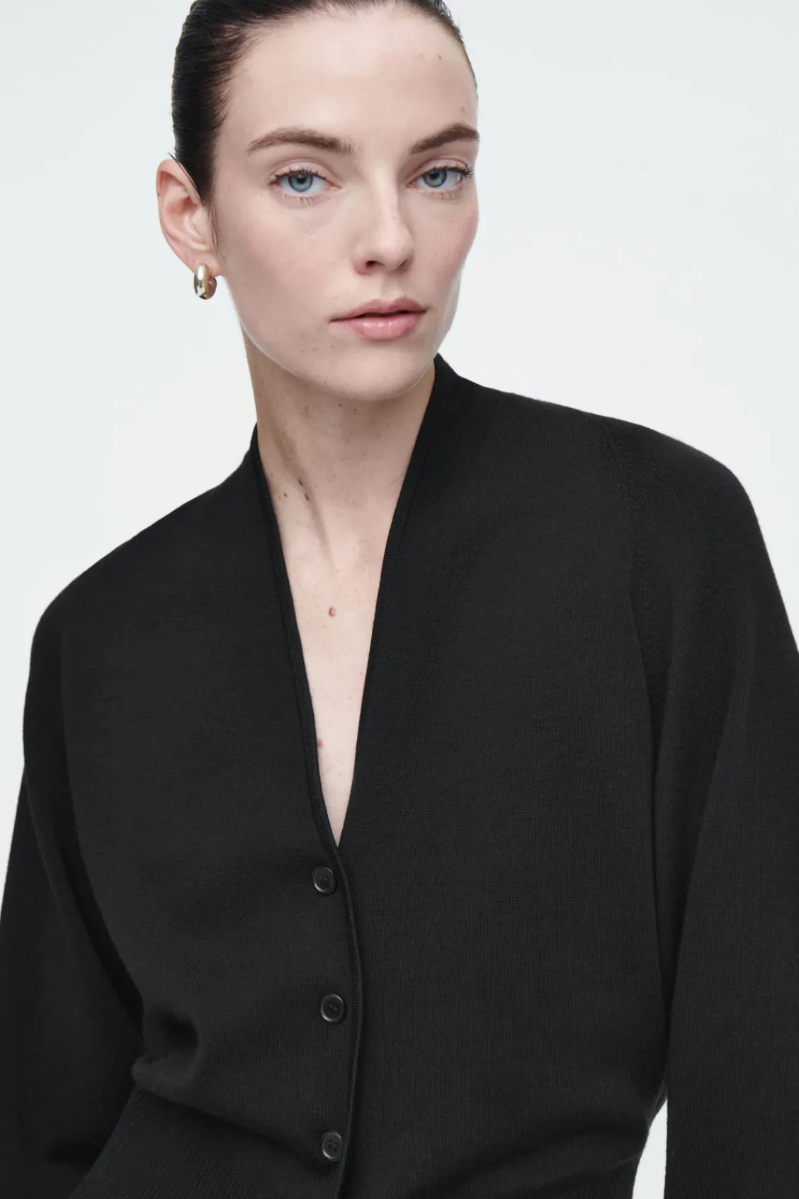 COS WAISTED KNITTED CARDIGAN-Women Sweaters & Cardigans