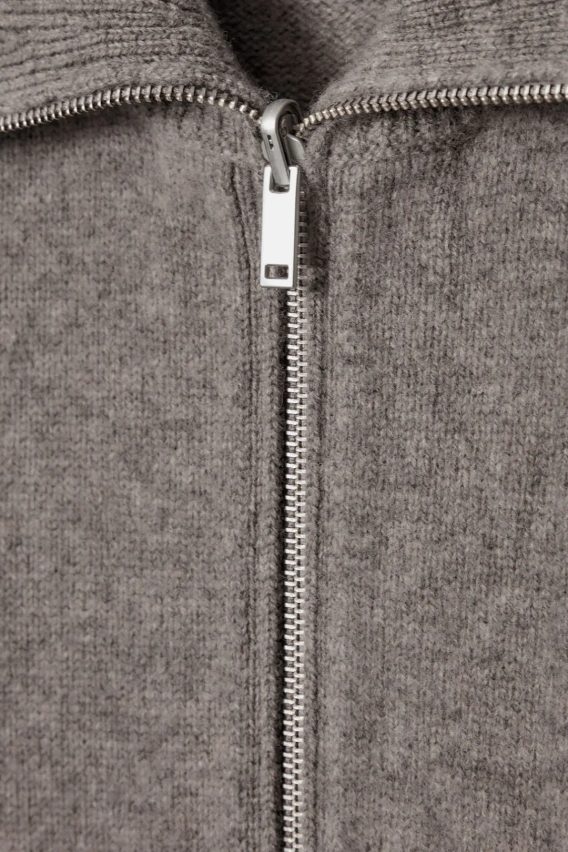 COS WAISTED KNITTED WOOL BOMBER JACKET-Women Coats & Jackets | Sweaters & Cardigans