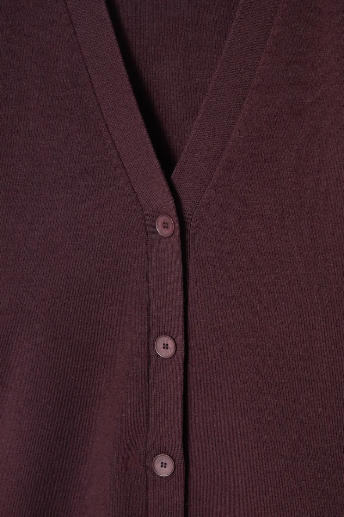 COS WAISTED WOOL V-NECK CARDIGAN-Women Sweaters & Cardigans
