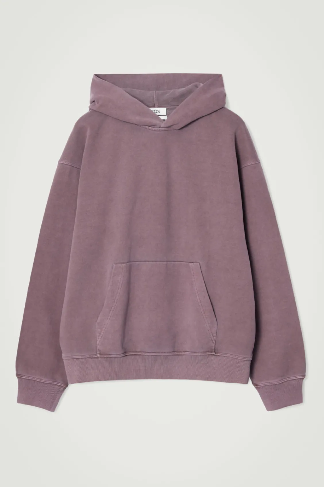 COS WASHED COTTON-JERSEY HOODIE- Sweatshirts & Hoodies