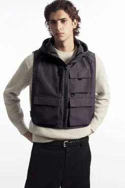 COS WATERPROOF UTILITY VEST- Hats & Scarves | Coats & Jackets