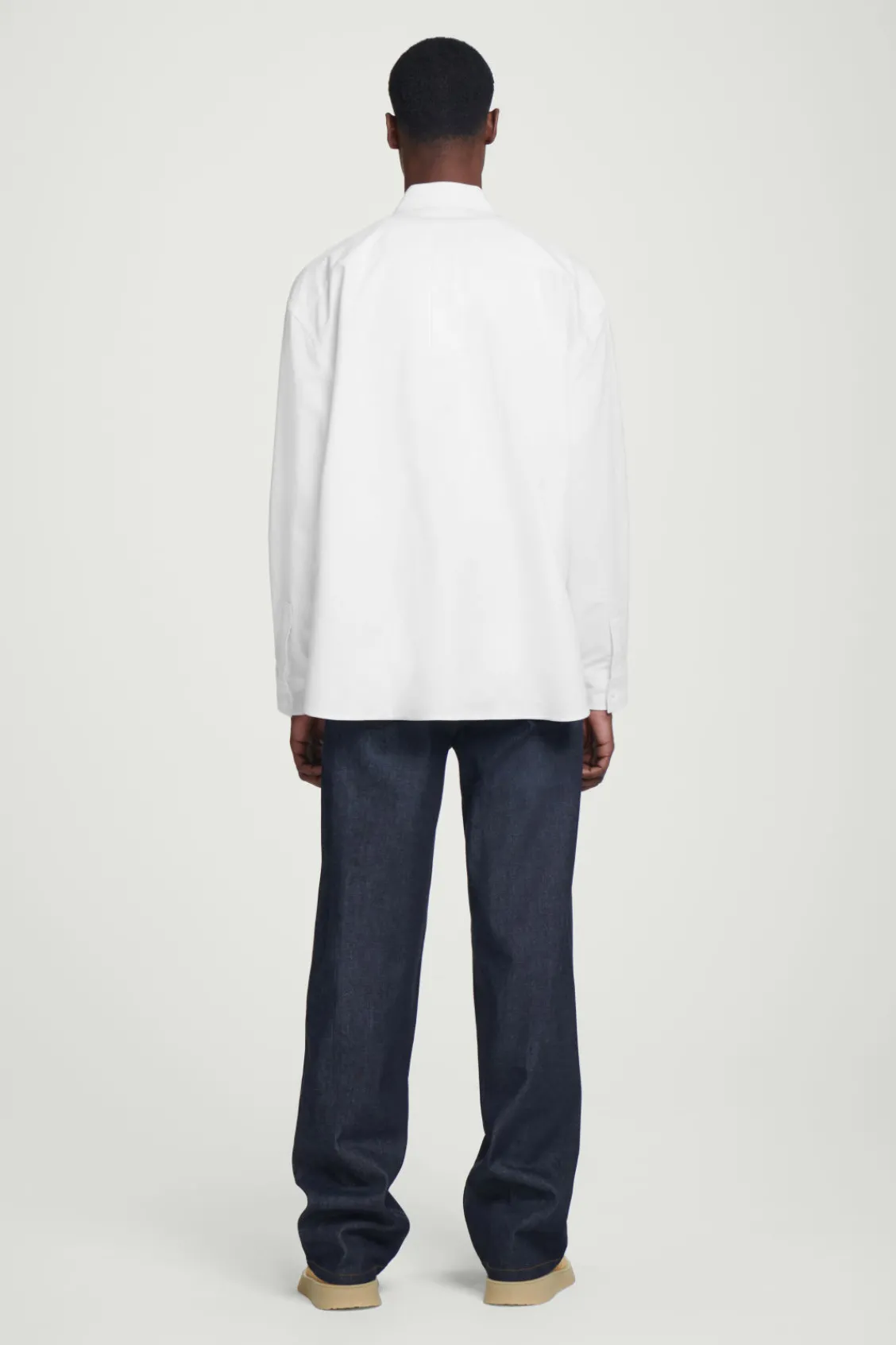 COS WIDE OVERSIZED COTTON OXFORD SHIRT- Shirts