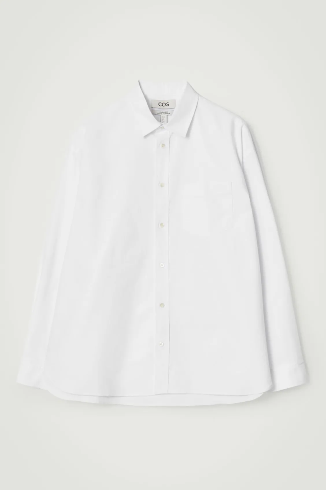 COS WIDE OVERSIZED COTTON OXFORD SHIRT- Shirts