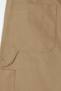 COS WIDE-LEG CANVAS UTILITY PANTS-Women Pants