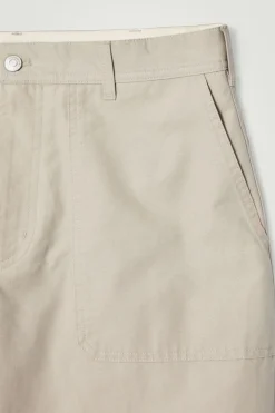 COS WIDE-LEG COTTON UTILITY PANTS- Pants