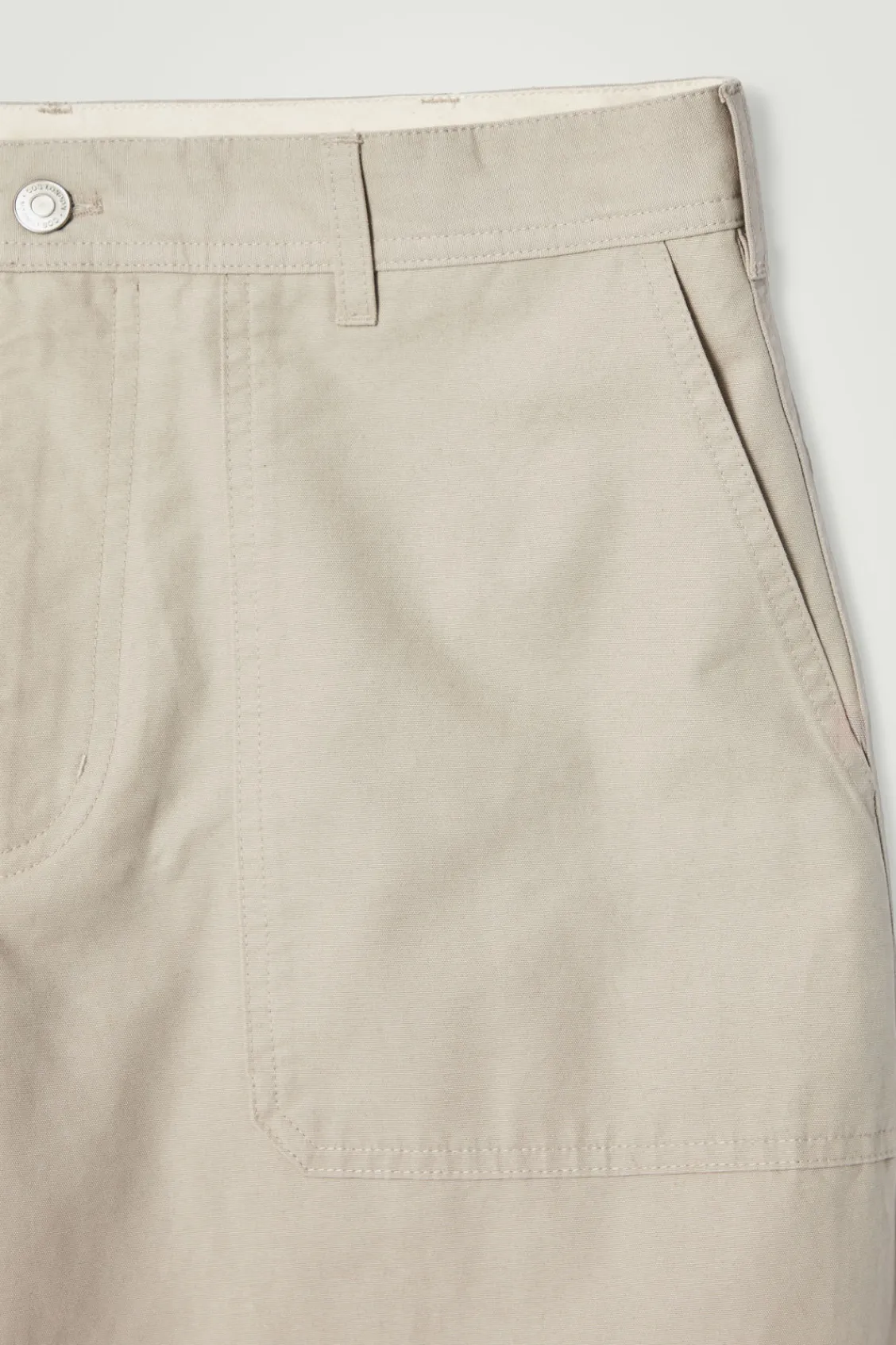 COS WIDE-LEG COTTON UTILITY PANTS- Pants