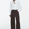 COS WIDE-LEG DRAWSTRING PANTS-Women Pants