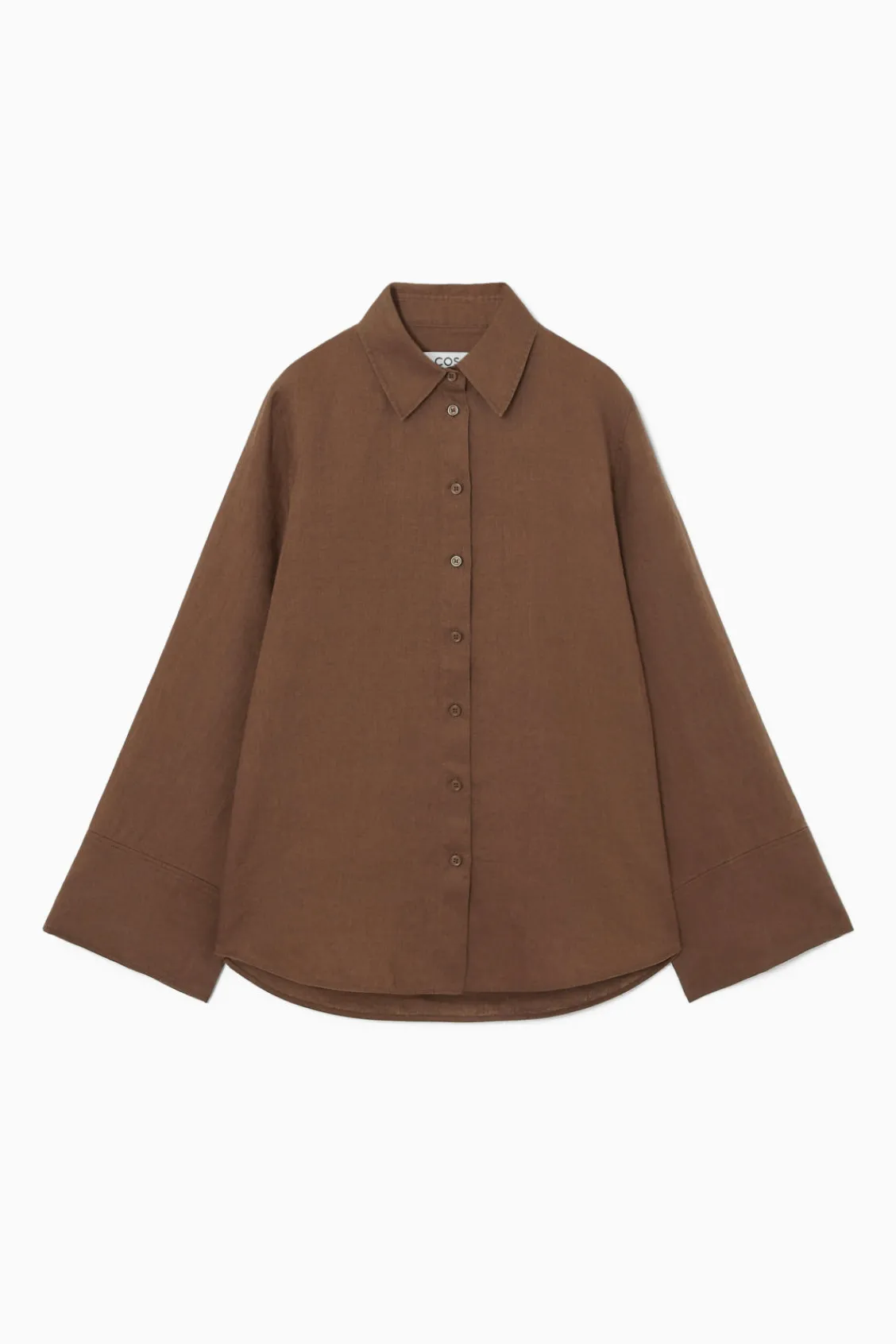 COS WIDE-SLEEVED LINEN SHIRT-Women Shirts & Blouses | Tops