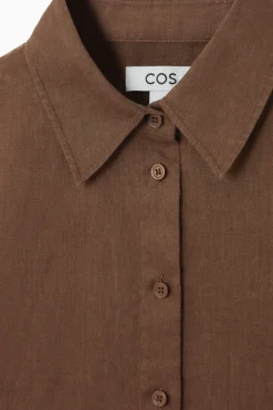 COS WIDE-SLEEVED LINEN SHIRT-Women Shirts & Blouses | Tops