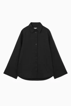 COS WIDE-SLEEVED LINEN SHIRT-Women Shirts & Blouses | Tops