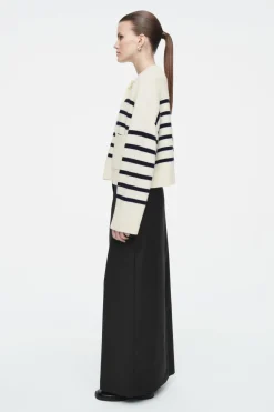 COS WOOL CREW-NECK CARDIGAN-Women Sweaters & Cardigans