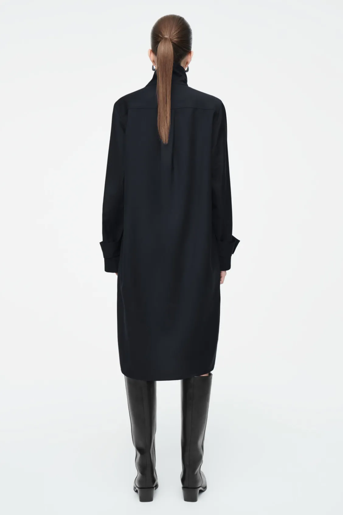 COS WOOL SHIRT DRESS-Women Dresses & Jumpsuits